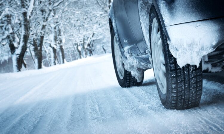 Traveling by car in winter—safety above all!